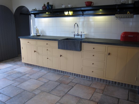 Landelijke grenen keuken