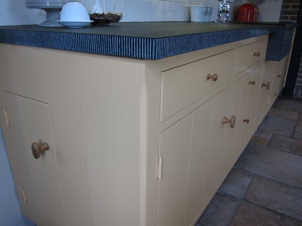 Landelijke grenen keuken