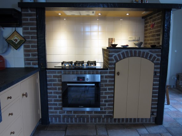 Landelijke grenen keuken