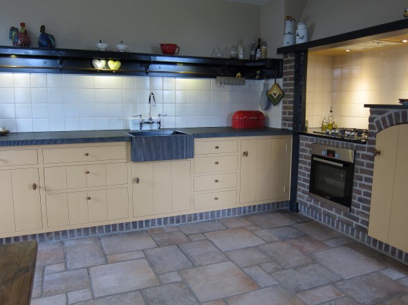 Landelijke grenen keuken