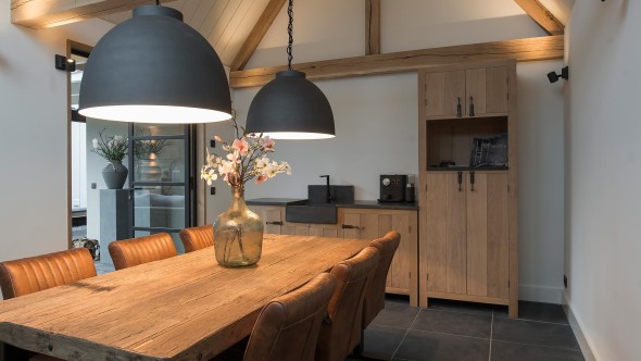 Stijlvolle eiken keuken